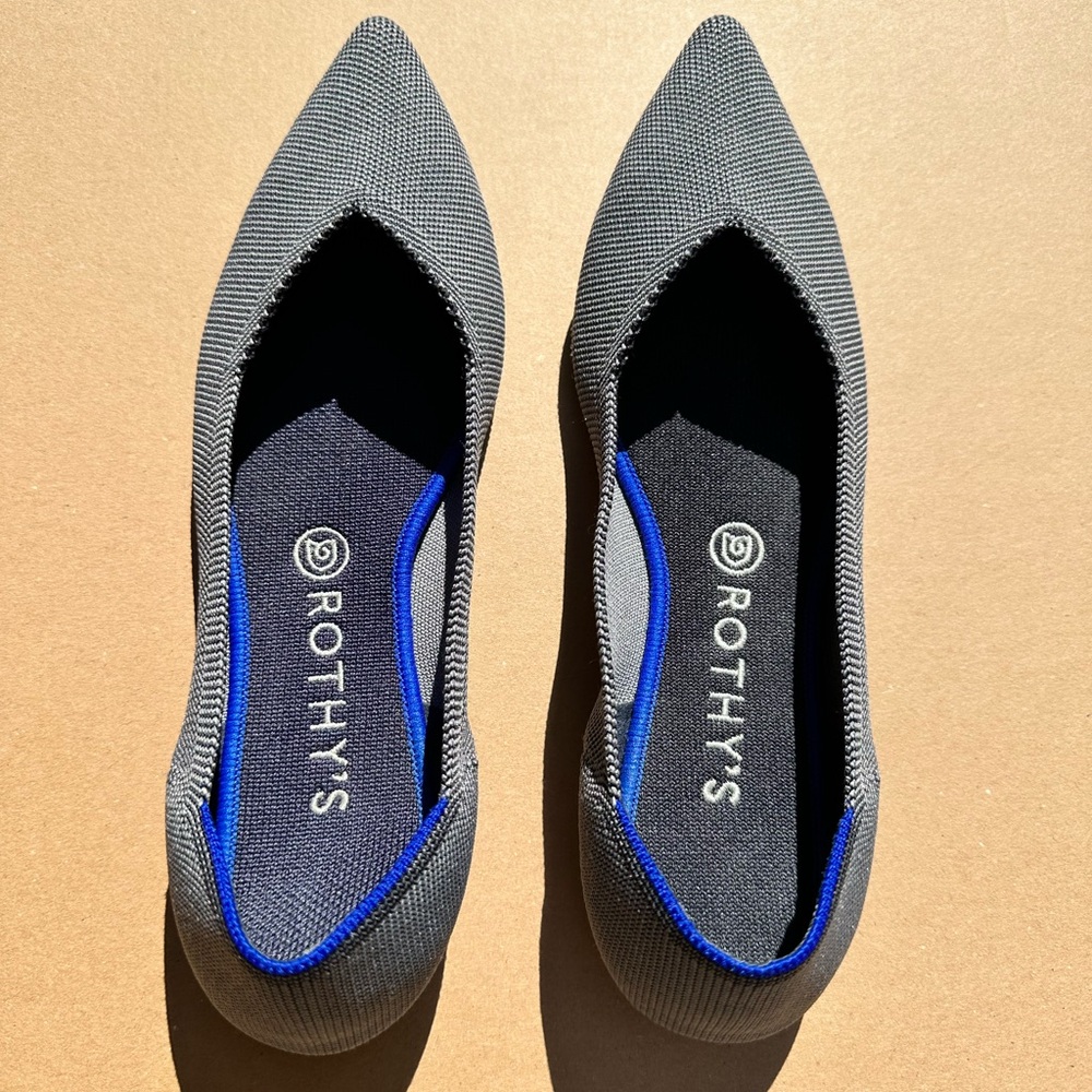 Rothy's Gray Point Flats